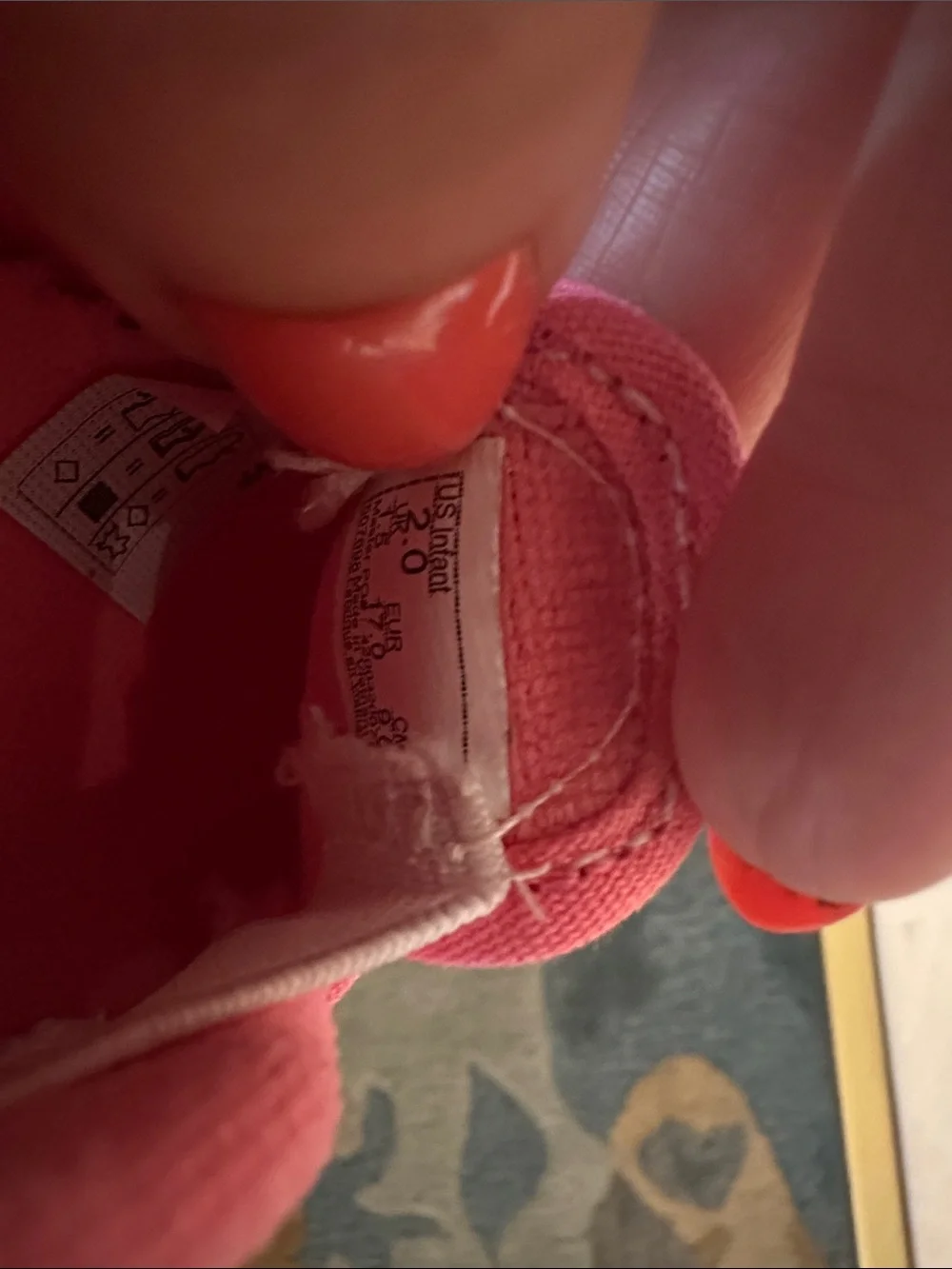 Vans Toddler Glitter Slip-On Shoes in Pink